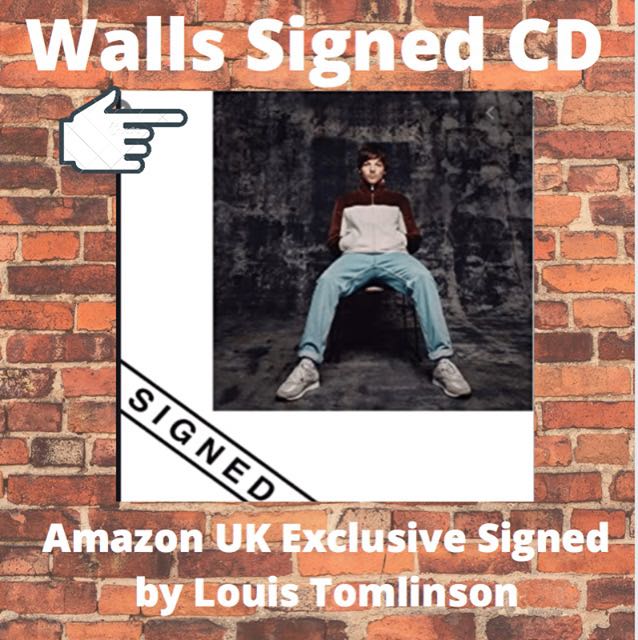Signed Walls Album CD - Louis Tomlinson One Direction, Hobbies & Toys,  Music & Media, Vinyls on Carousell