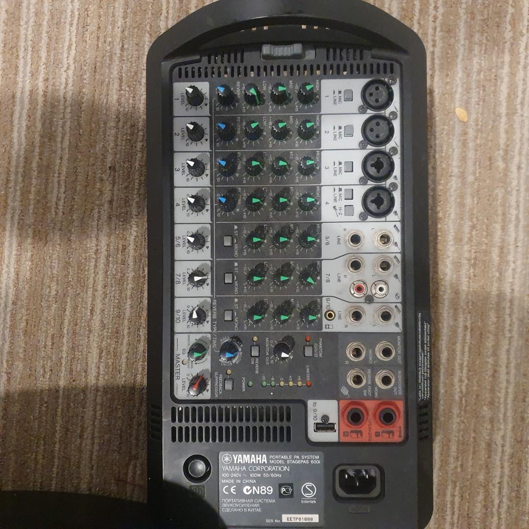 Yamaha stagepas 600s clearance