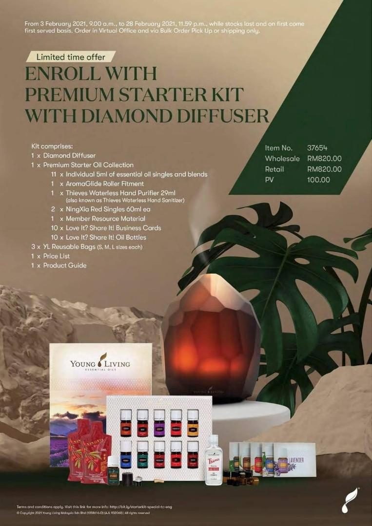 Diamond diffuser shop young living