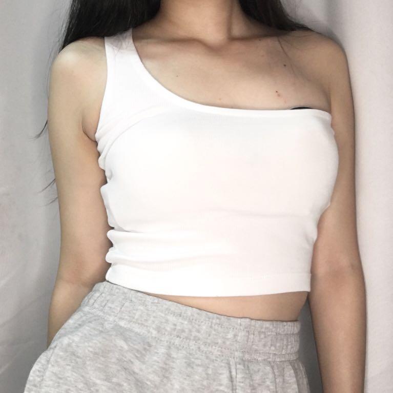 Zara one sided top online