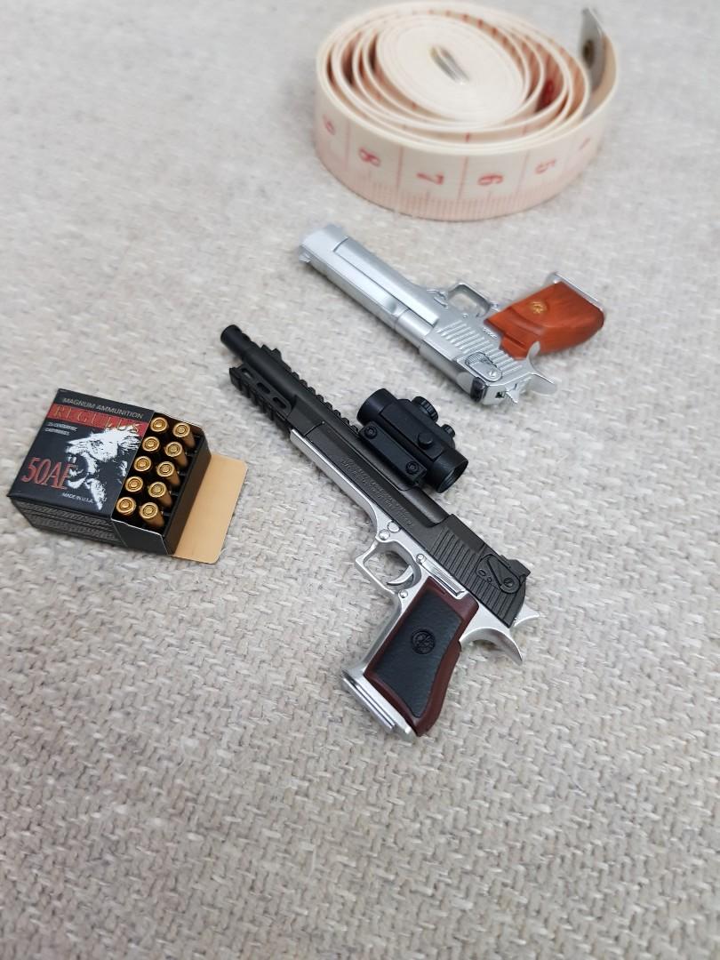 1/6 Silver Desert Eagle Set by DamToys EF024 EF025 [Dam Toys EF024