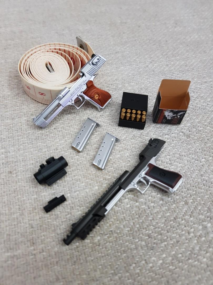 1/6 Silver Desert Eagle Set by DamToys EF024 EF025 [Dam Toys EF024