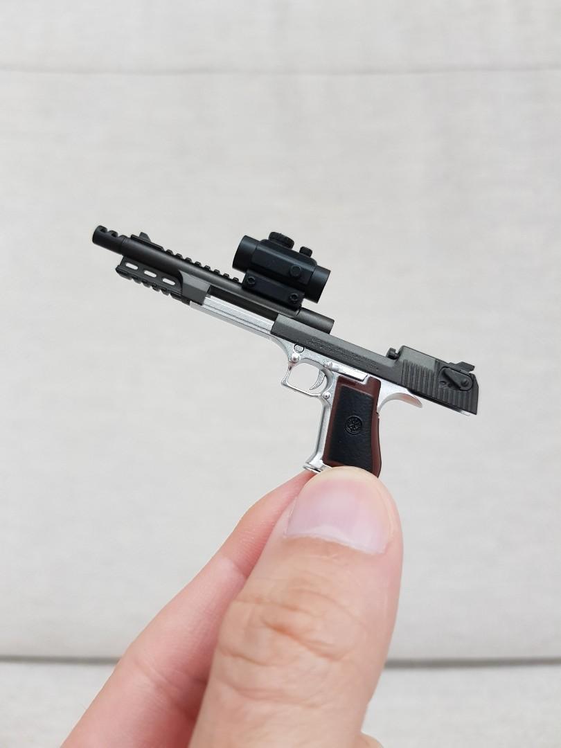 1/6 Silver Desert Eagle Set by DamToys EF024 EF025 [Dam Toys EF024