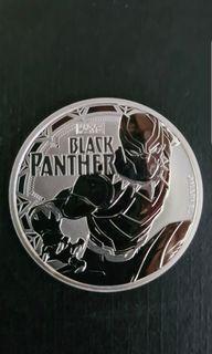1 Oz 2018 MARVEL "BLACK PANTHER" .999Fine silver coin