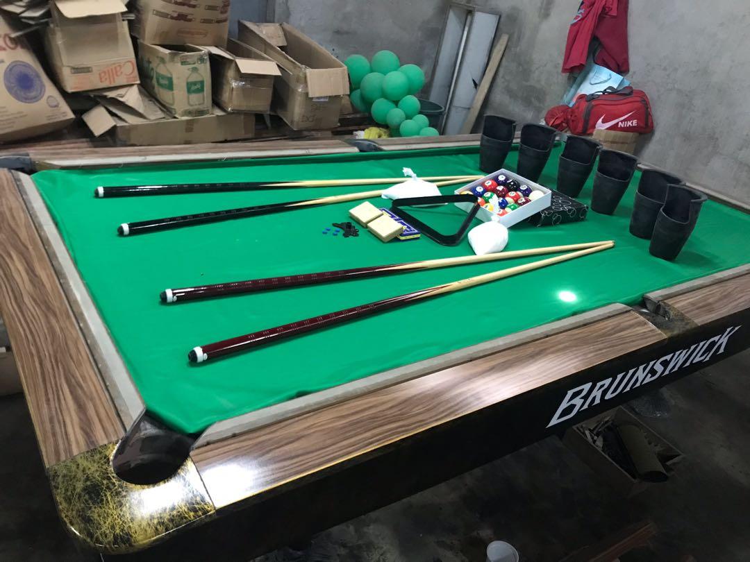 2nd hand BRUNSWICK BIlliard Table (Category: Billiards and Bowling) located in San Pablo. Submitted by dreams.pro_official2025 (Listing ID 1060488283, Image 3). Description: Secondhand BUT FULLY REFURBISHED✔️ Complete BRANDNEW Accessories✔️ • Deliver • Pick up.