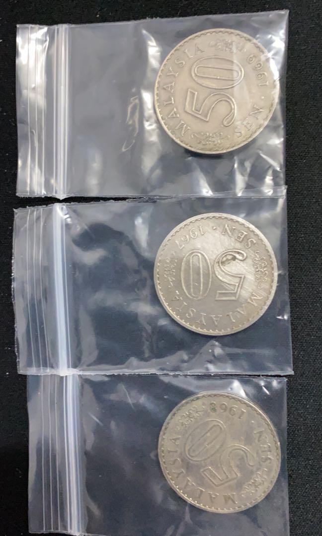 50 Sen 1967 1968 1969 Coins Antiques Currency On Carousell