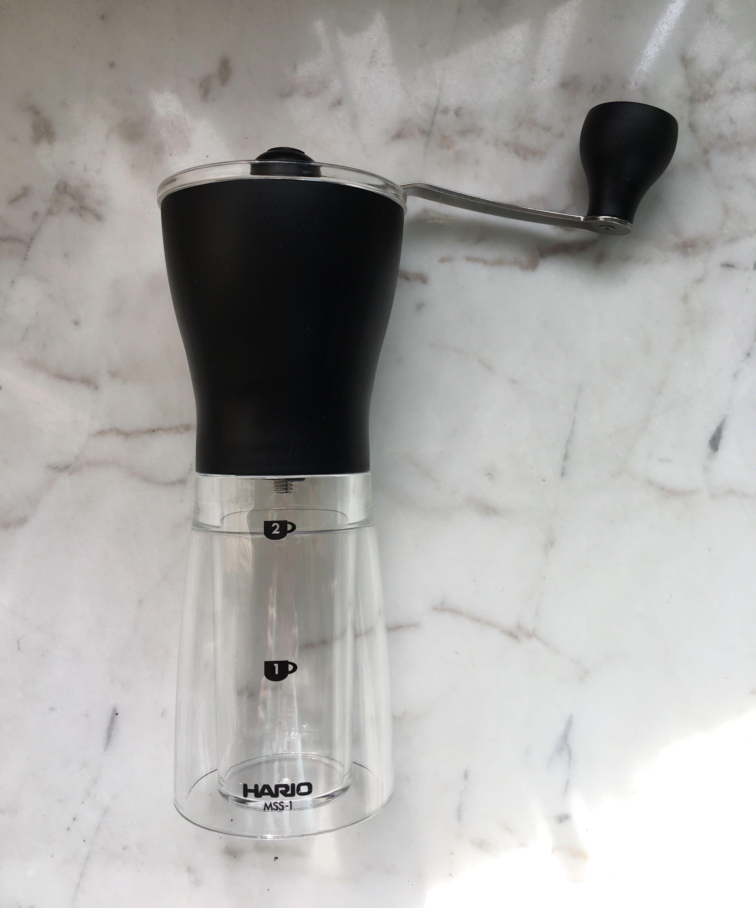 *新淨* 239 Hario 輕巧手搖磨豆機 MSS1 磨咖啡豆器 slim compact coffee grinder, 廚房用具