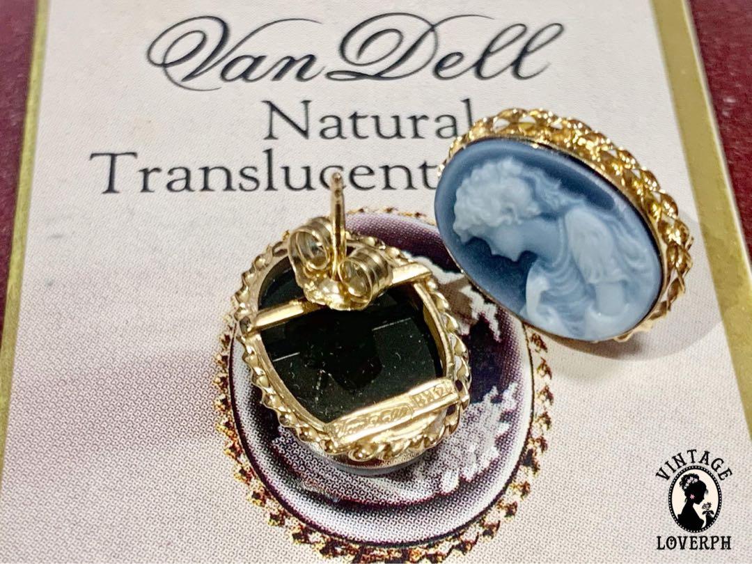 Van Dell Cameo 14K Ear Ring - イヤリング