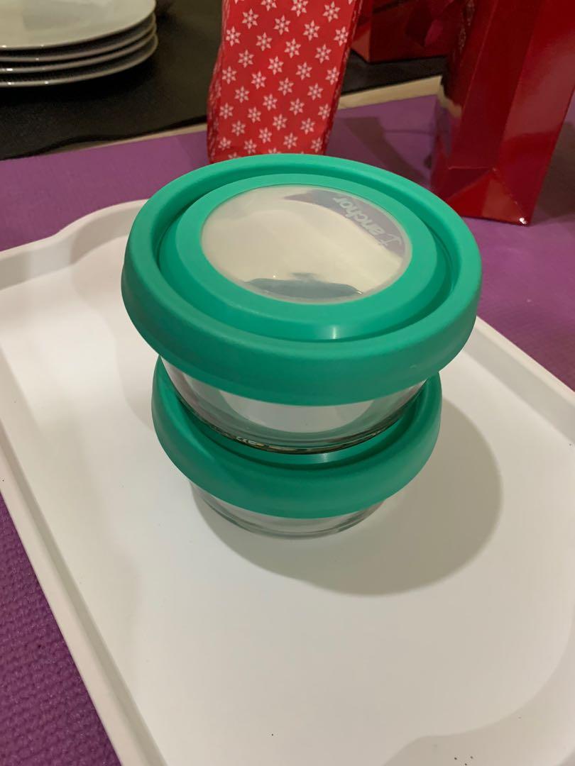 ANCHOR Two piece tupperware (Category: Dinnerware & Cutlery) located in Taguig. Submitted by sourcedbym (Listing ID 1060529713, Image 1). Description: Bought from S+R. About 5inches wide x 3 inch height.