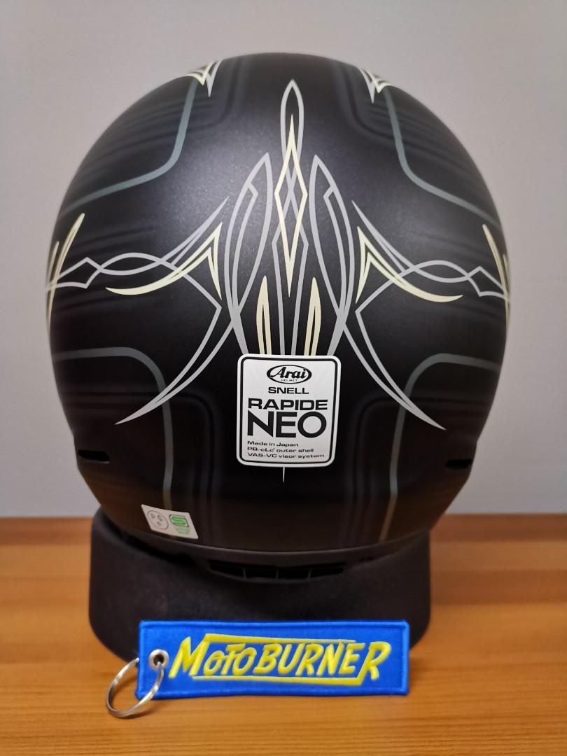 Arai helmets Rapid Neo Vista japan edition matte metallic blue (Category: Motorcycle Apparel) located in Singapore. Submitted by stellar_motoburner (Listing ID 1060619816, Image 3). Description: $650 matte blue $725 vista Free upgrade to light smoke visor..