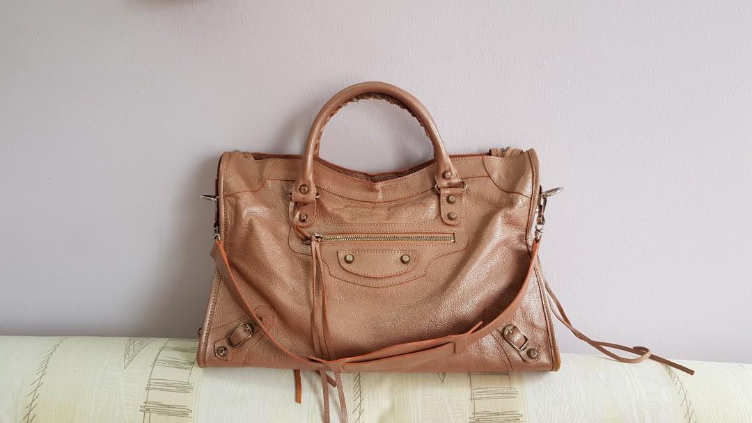 Balenciaga classic city beige discount