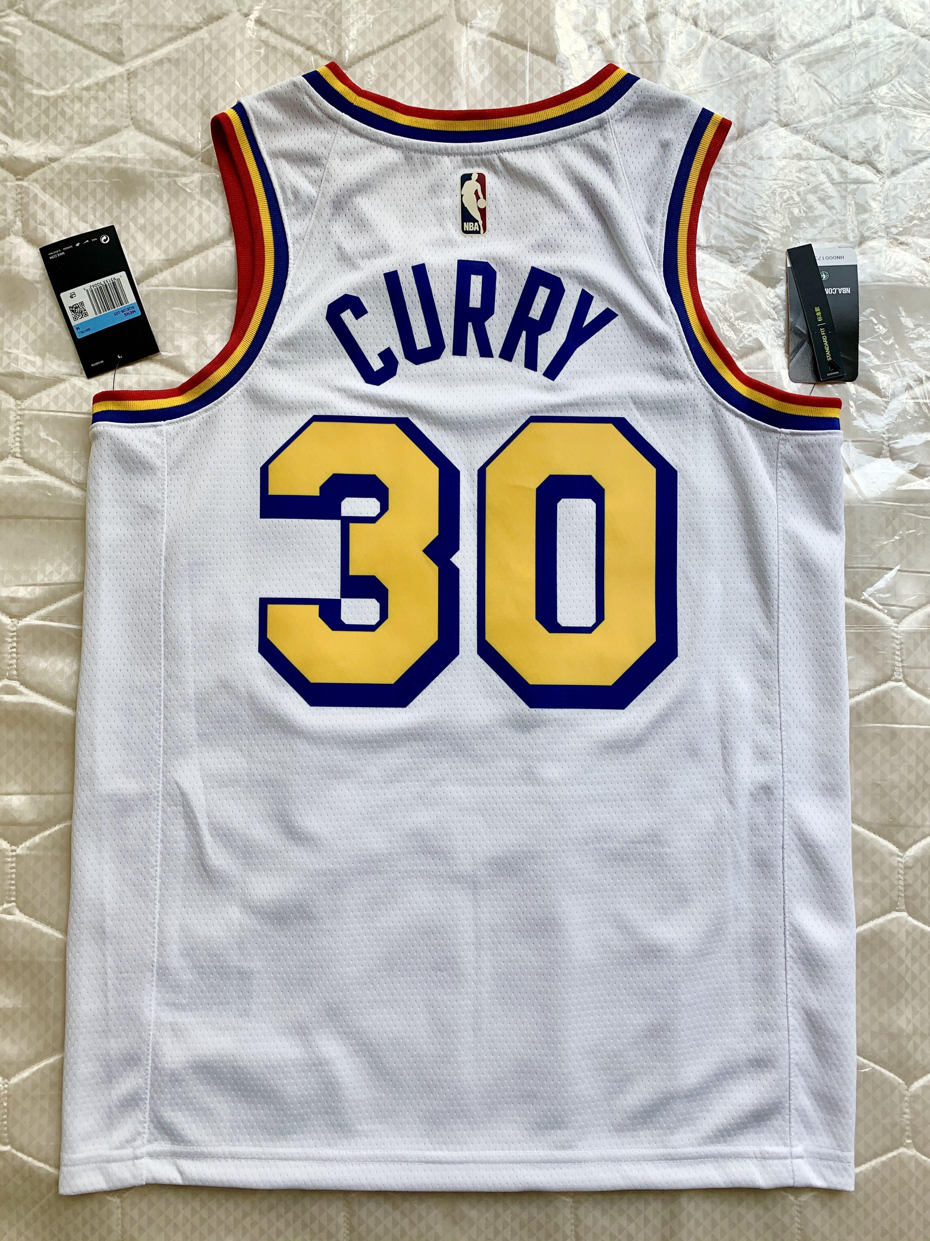 Stephen Curry Golden State Warriors Nike Hardwood Classics Swingman Jersey  White - San Francisco Classic Edition