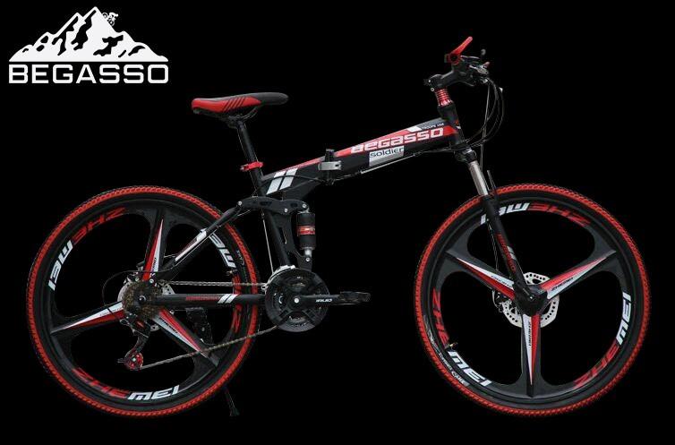 begasso foldable mountain bike