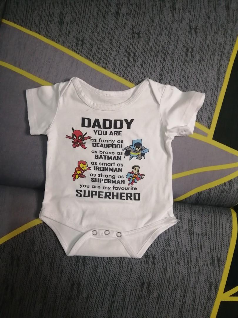 Avengers Onesie (Category: Babies & Kids Fashion) located in Manila. Submitted by tinr0121 (Listing ID 1060539442, Image 1). Description: Fits: newborn to 3 months.