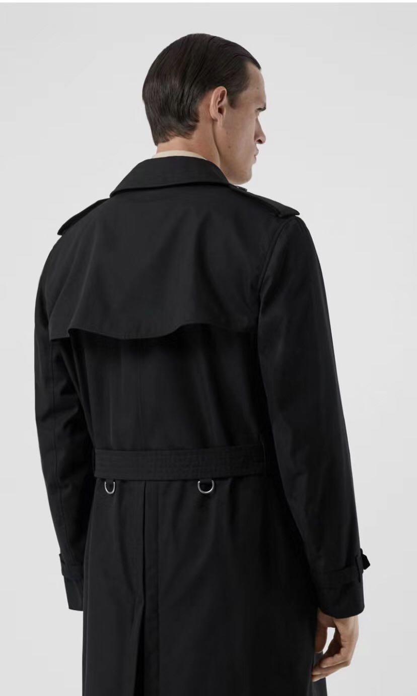 Mens burberry kensington trench top