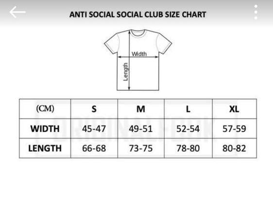 Assc hotsell hoodie sizing