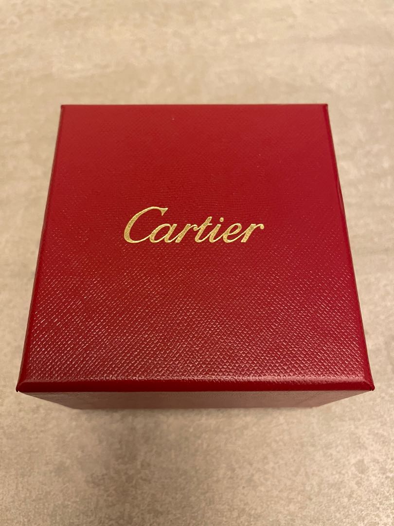 empty cartier ring box