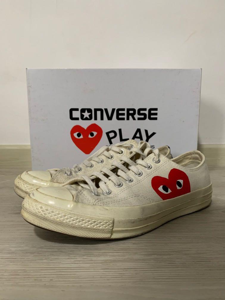 Cdg on sale low white