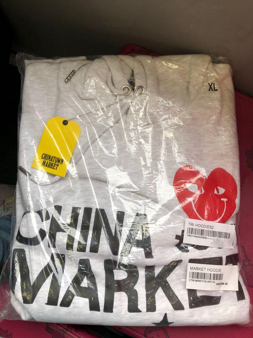 Cdg X Chinatown Market hoodie Grey SizeXL