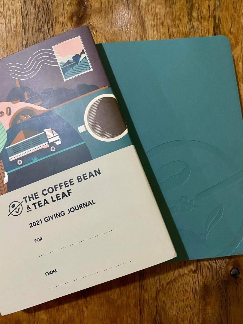 Coffee Bean Tea Leaf Cbtl Planner Or Journal 2021 In Teal Travel Essentials Travel Accessories On Carousell