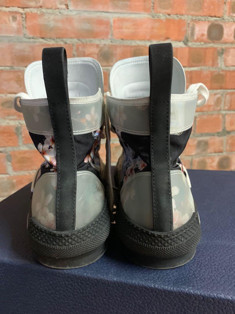 dior b23 high canvas sorayama robot black