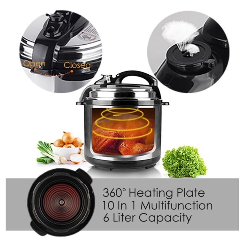 BRAND New. ELECTRIC PRESSURE COOKER / Made in ITALY / DESSINI DS 379