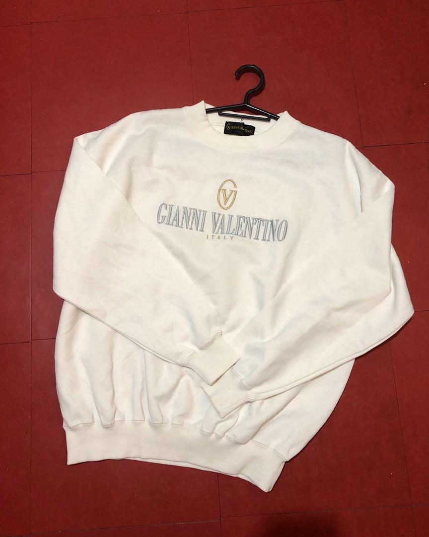 Gianni Valentino Crewneck Embroidered Men S Fashion Clothes Tops On Carousell