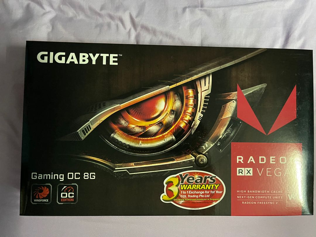 Gigabyte Radeon RX VEGA 64 Still on warranty Computers Tech