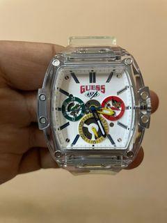 Guess Watch Men S Fashion Watches On Carousell Guess x j balvin colores. carousell