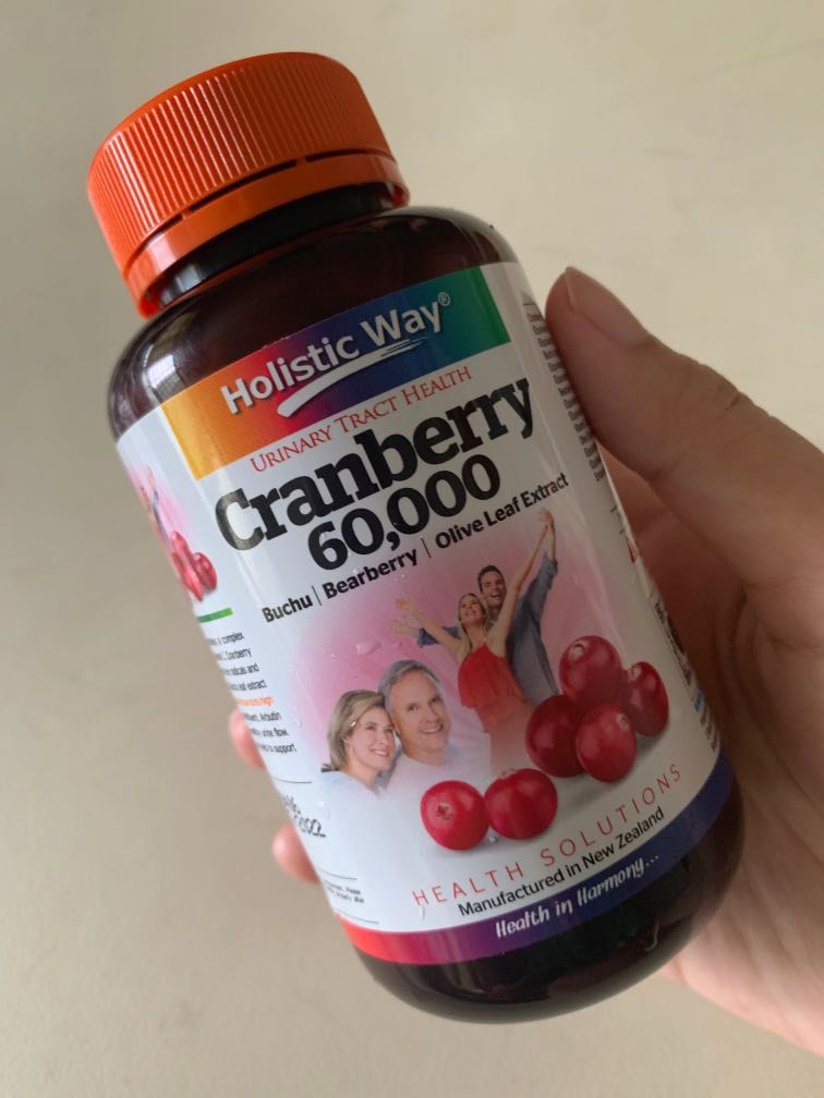 Holistic Way Cranberry extract 60,000mg UTI prevention , Health