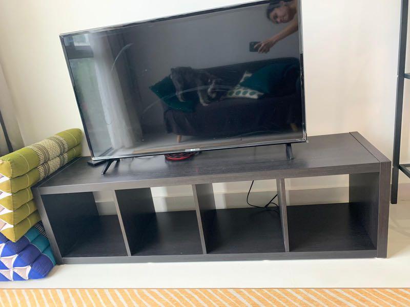 Black kallax tv unit sale
