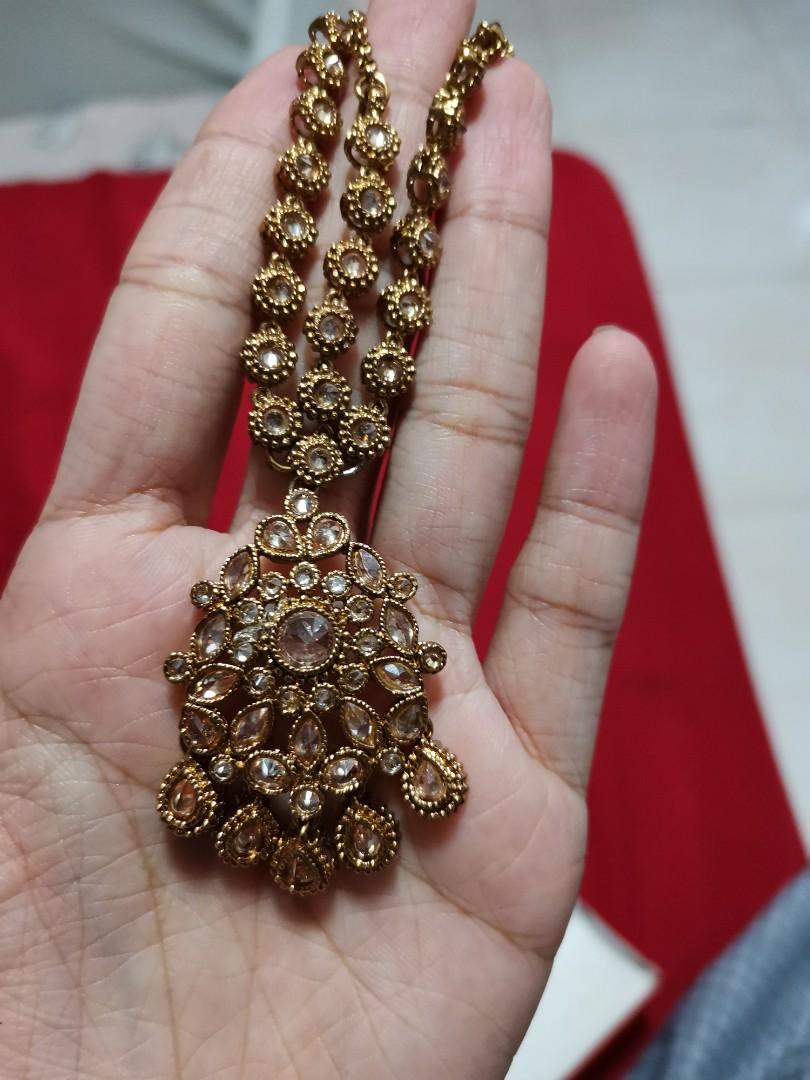Indian hair jewelry tikka hot sale