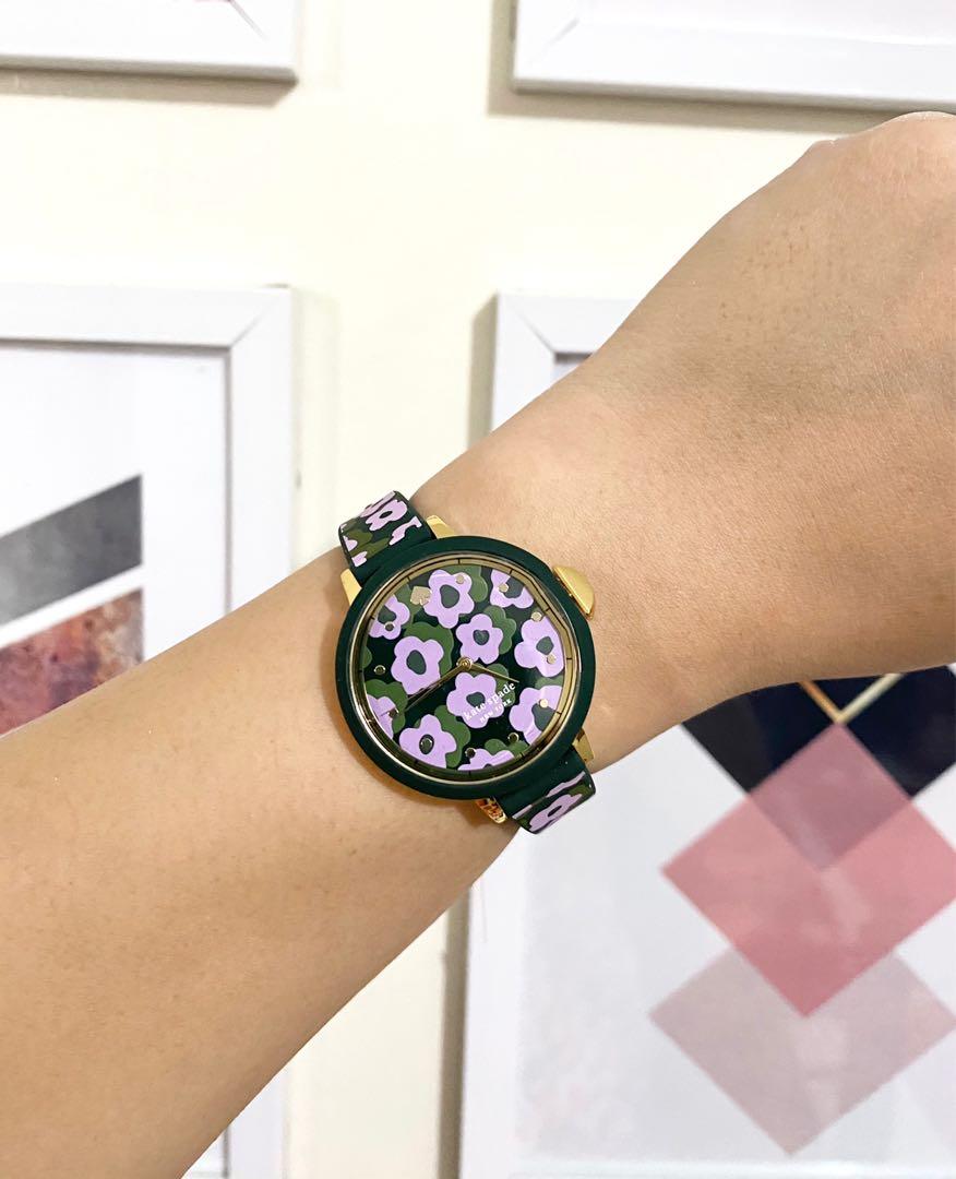 KATE SPADE Green flower, Women's Fashion, Watches & Accessories, Watches on  Carousell