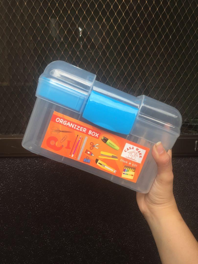 Kit organizer (Category: Spice & Seasoning) located in Quezon City. Submitted by adeleanne1211 (Listing ID 1060587831, Image 1). Description: Good for first aid kit Good for small things Good for manicure set Good for sewing kit.