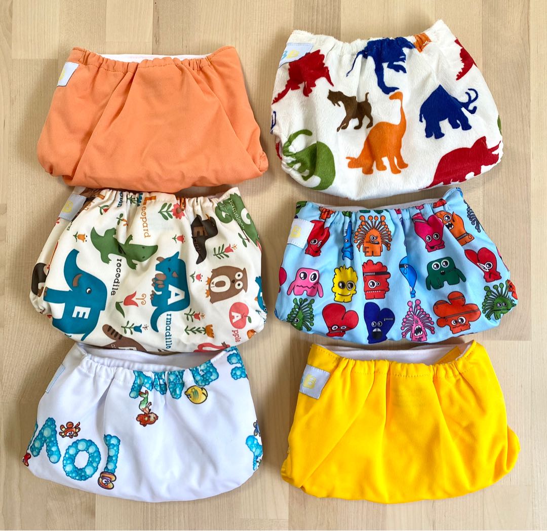 LBB Reusable Cloth Diapers 6 pcs 15 inserts Babies Kids