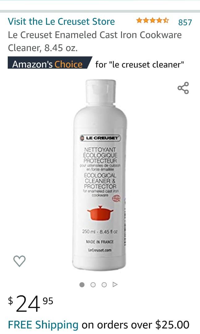 Ecological Cookware Cleaner & Protector LE CREUSET Enameled 8.45 Oz Bottle