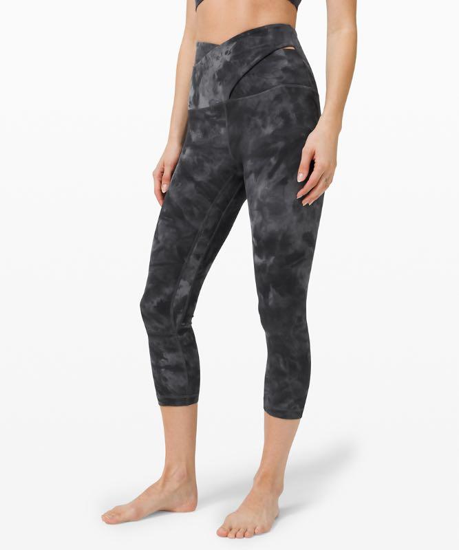 Lululemon Align Super High-Rise Crop 21 Wee are from space nimbus  battleship (Size 0), Women's Fashion, Activewear on Carousell