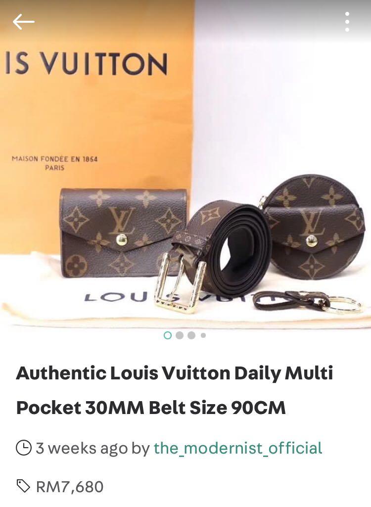 LOUIS VUITTON DAILY MULTI POCKET BELT REVEAL - Luxeaholic