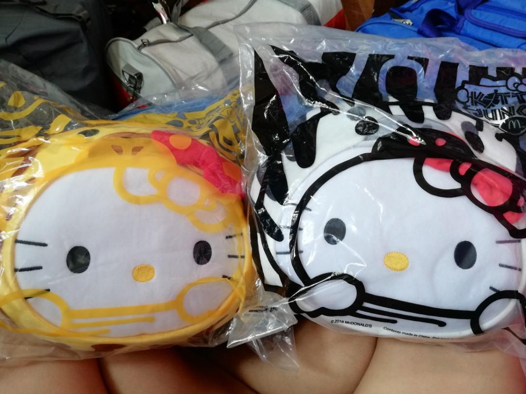 hello kitty mcdo pillow