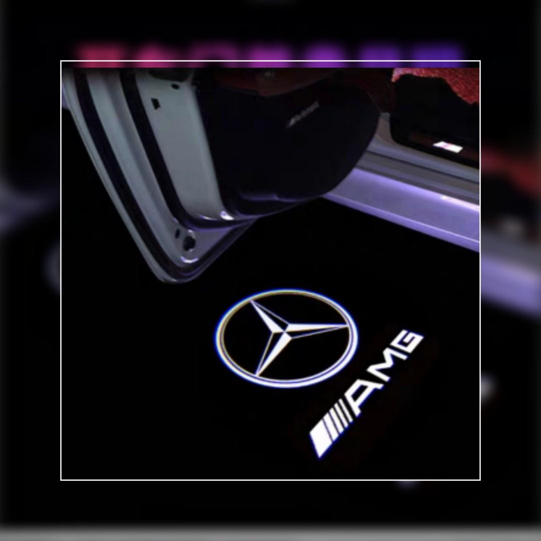 Mercedes amg hotsell door lights