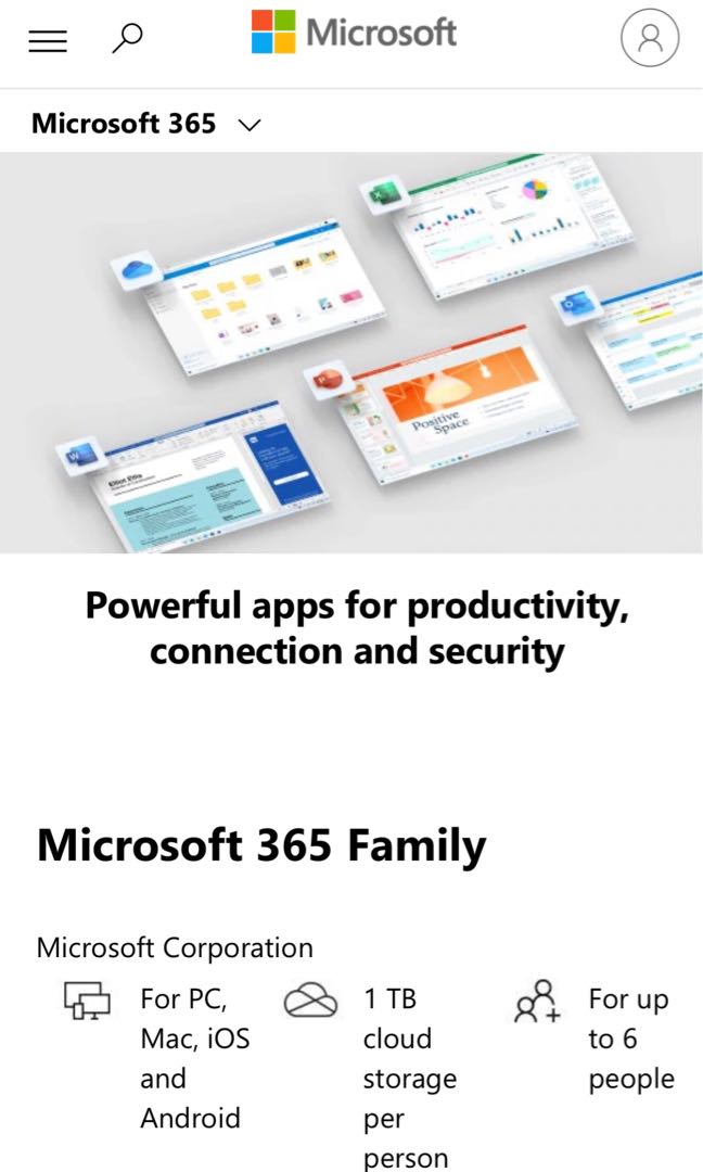 Microsoft 365 Family Computers Tech Parts Accessories Software On Carousell