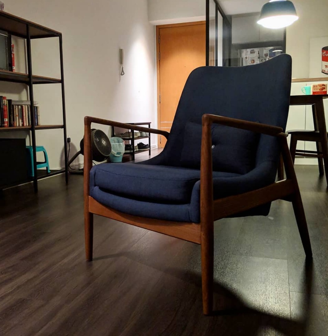 Mid century design armchair fortune30, Furniture & Home Living