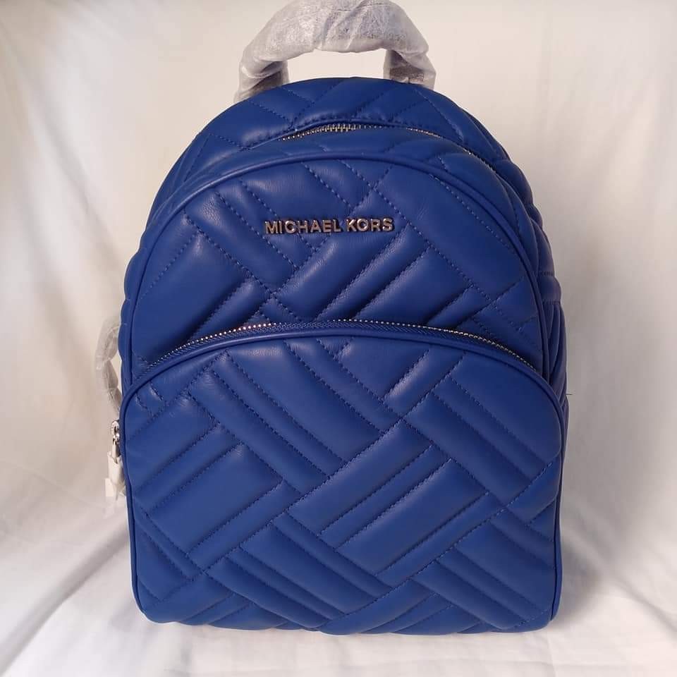 MK Abbey Quilted Backpack, Women's Fashion, Bags & Wallets, Backpacks ...