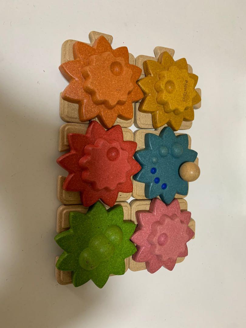 Motor skills, Wooden Plan Toys, Gears & Puzzles Standard, Hobbies
