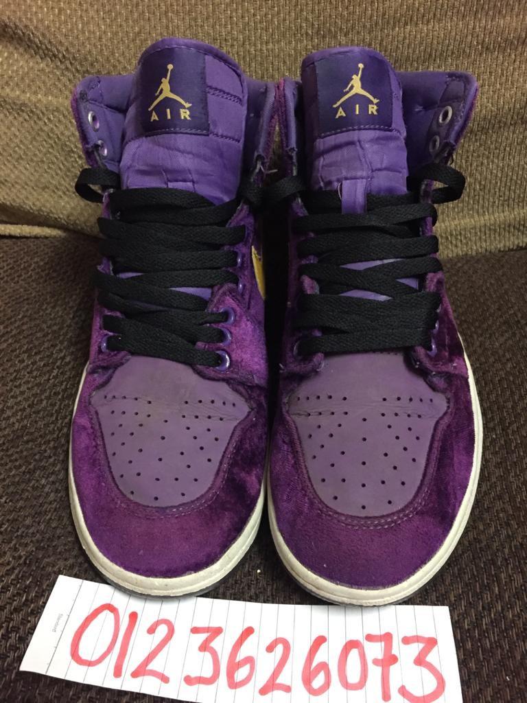 air jordan 1 retro velvet purple gold 