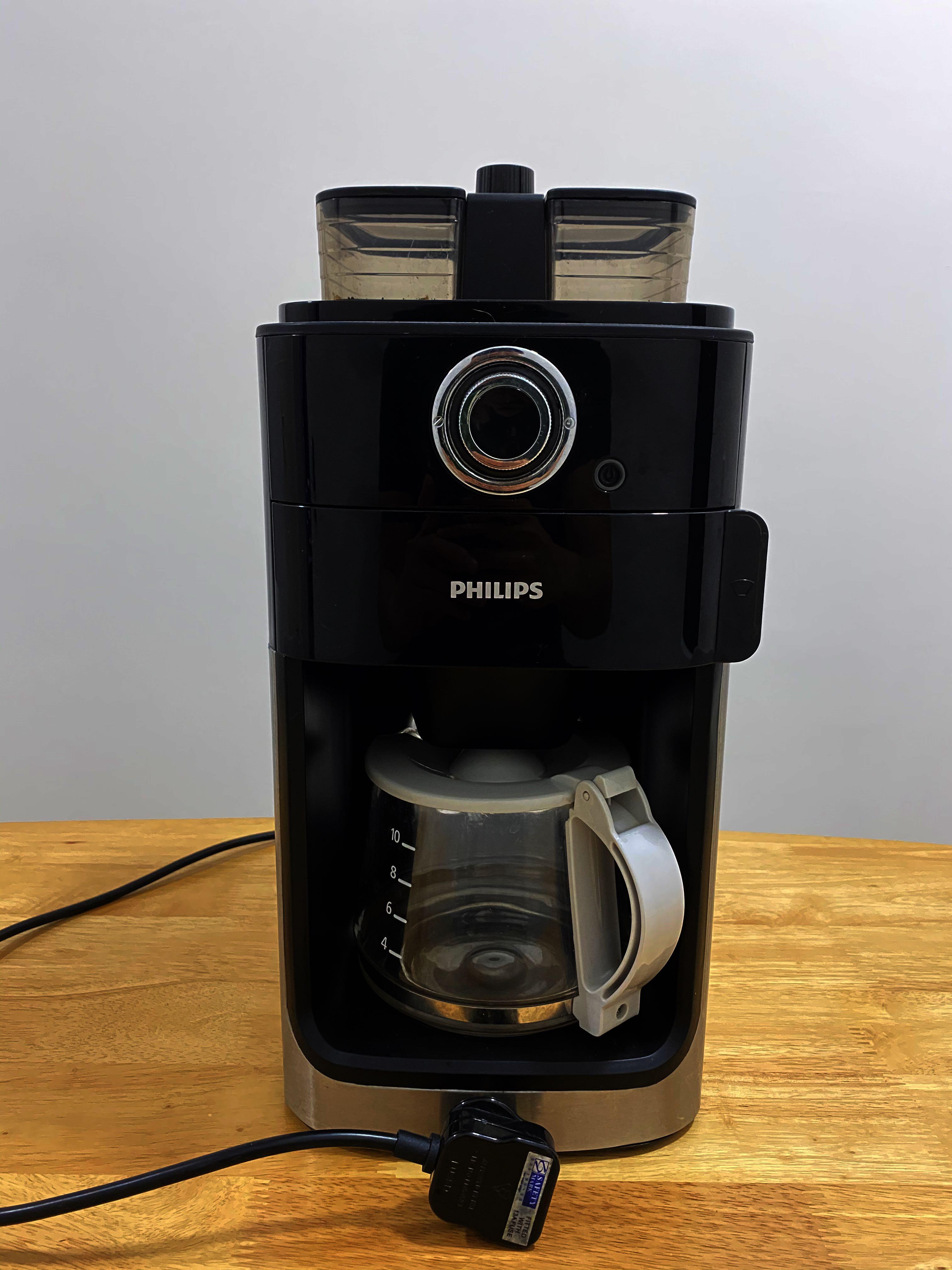 Philips Coffee Grinder and Brewer HD7762/00, TV & Home Appliances