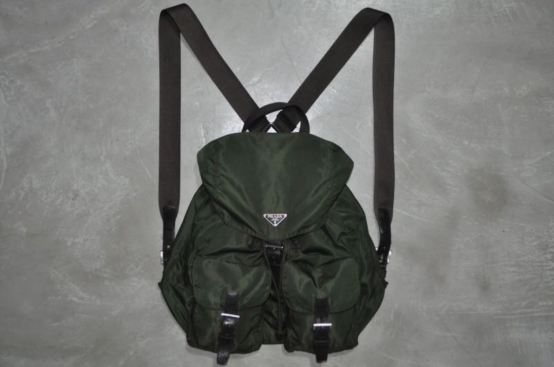 prada vela nylon backpack