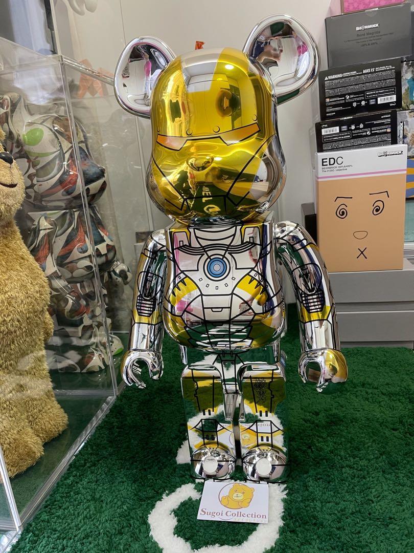 Pre-Order] BE@RBRICK x Sorayama x Iron Man 1000% Ironman bearbrick 