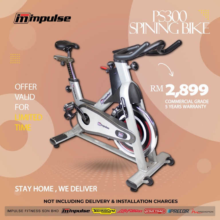 PS300 COMMERCIAL SPINNING BIKE IMPULSE FITNESS Sports Equipment