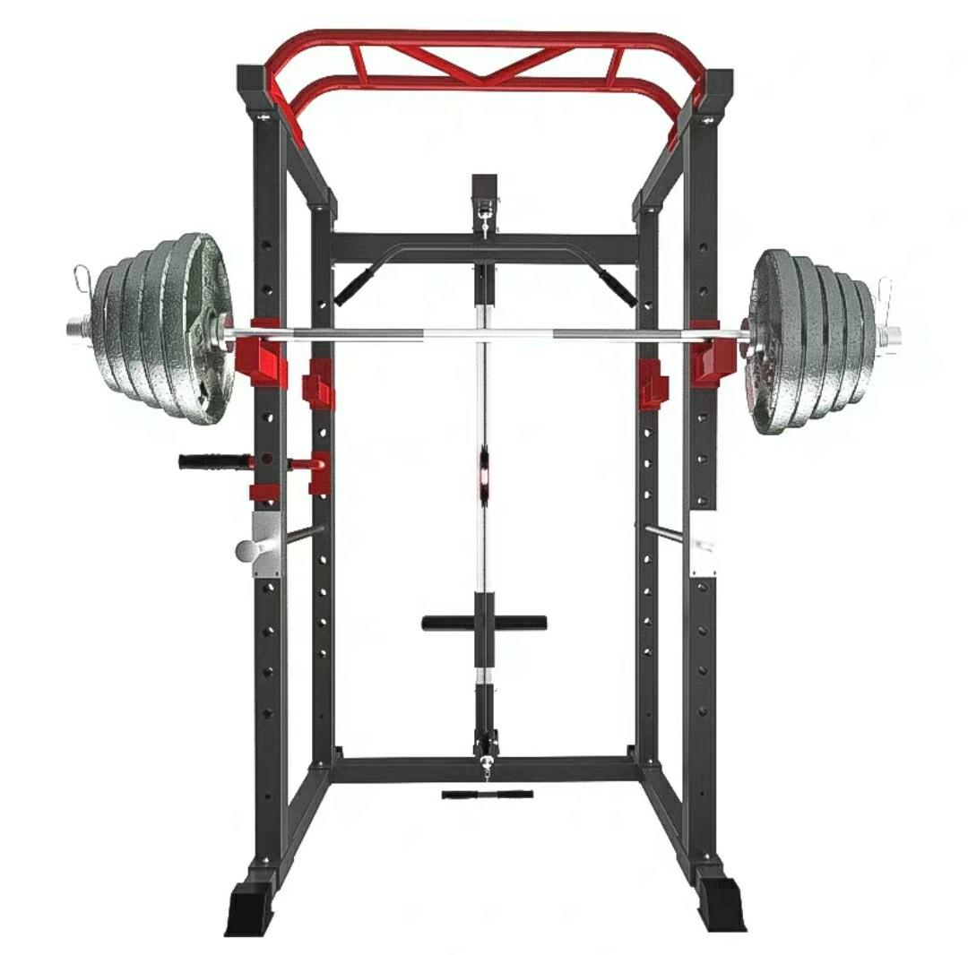 Pullup bar power rack station gym cable pulley lat pulldown